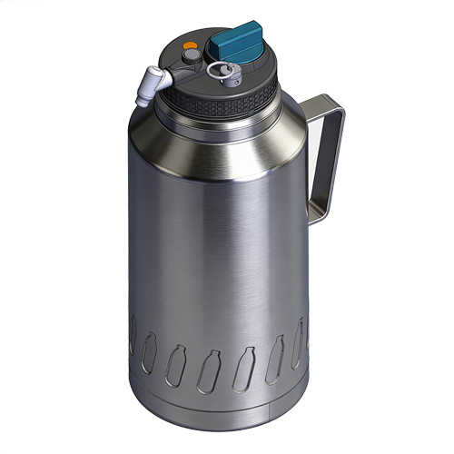 قارورة مشروبات فاكيوم 3 في 1 من الستانلس ستيل( 304 ) سعة 1650 مل