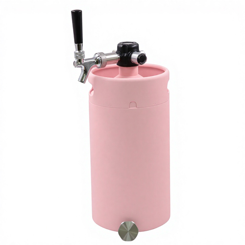 طقم برميل موزع المشروبات الفاكيوم بسعة 5 لتر من الستانلس ستيل 316L، بار مكتبي لتقديم المشروبات الغازية والكوكتيلات، مناسب للمنزل وتقديم المشروبات الكحولية والبيرة.